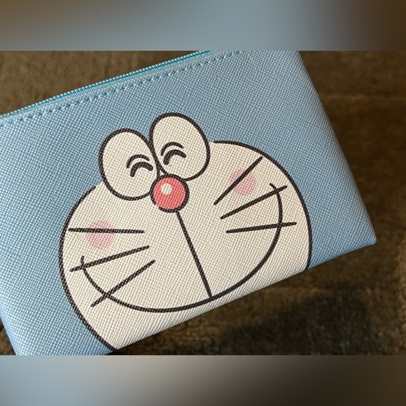 Doraemon & Mii-Chan Mini Pouch Zipper Japan Exclusive Officially Licensed Kawaii - Picture 3 of 9